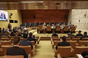 Plenário do STF retoma discussão sobre investigação envolvendo Moraes e Vorcaro. (Foto: Alejandro Zambrana/STF)