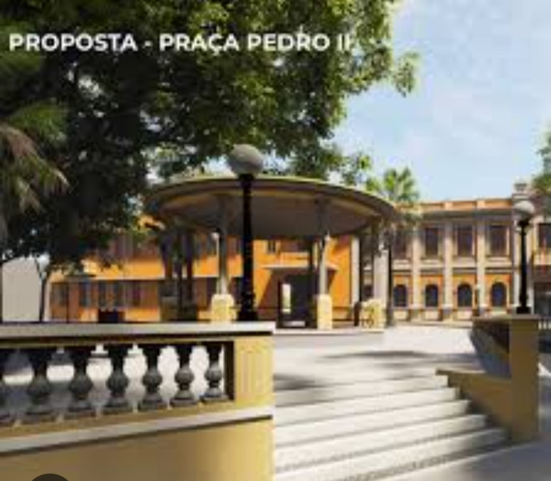 Proposta de reforma da Praça Pedro II.