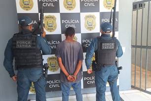 Suspeito foi preso pela Polícia Militar do Piauí