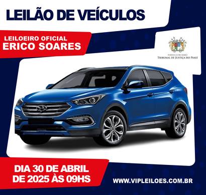 Leilão de Veículos - 300425TJPI