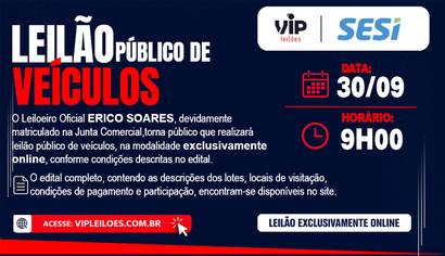 Leilão veículos