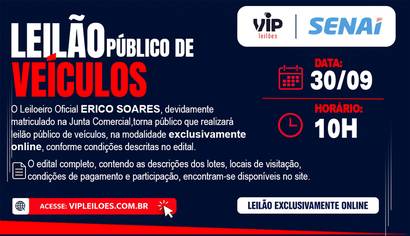 Leilão veículos