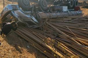 Motorista de caminhão morre durante acidente na PI-143 (Foto: -)