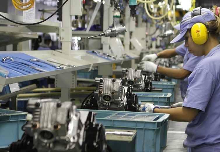 produção industrial