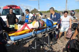 Duas pessoas ficam feridas em colisão no litoral do Piauí (Foto: -)
