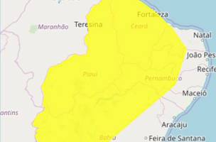 Inmet faz alerta para o perigo potencial de chuvas intensas em todo o Piauí (Foto: -)