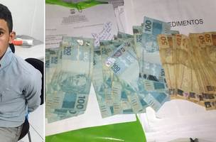 Homem é preso ao furtar R$ 4 mil de feirante no interior do Piauí (Foto: -)