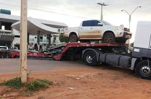 Carreta fica presa e interdita BR 316 no interior do Piauí (Foto: -)