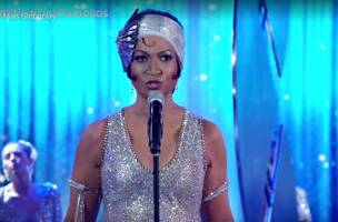 Solange Almeida brilha em homenagem à Whitney Houston e lidera competição musical (Foto: -)