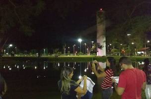 Qualidade da água e do ar do Parque da Cidadania é avaliada por alunos do Senac (Foto: -)