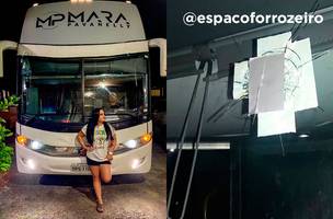 Ônibus que transportava banda de Mara Pavanelly é assaltado (Foto: -)