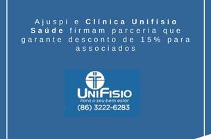 Ajuspi e Unifísio Saúde firmam parceria que garante desconto de 15% para associados (Foto: -)