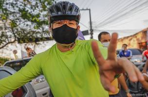 “O Inthegra é o maior fiasco da gestão tucana”, critica Fábio Novo durante bicicletaço (Foto: -)