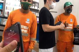 Gari acha celular de R$ 4 mil na rua e devolve para o dono no interior do Piauí; assista (Foto: -)