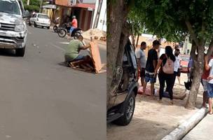 Homens baleados se envolvem em acidente na zona Leste de Teresina (Foto: -)