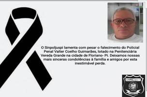 Policial penal de 59 anos morre vítima de complicações da covid-19 (Foto: -)