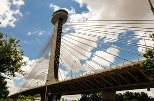 Criminosos roubam cabos da Ponte Estaiada pela sétima vez em cinco meses (Foto: -)