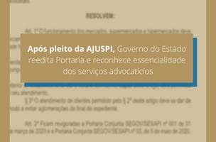 Após pleito da AJUSPI, Governo reedita Portaria e reconhece essencialidade da advocacia (Foto: -)