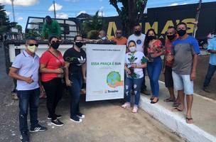 SAAD Norte distribui mudas e lança projeto que visa revitalizar praças de Teresina (Foto: -)
