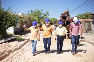 Dr. Pessoa visita obras de saneamento básico zonas Norte e Sudeste (Foto: -)