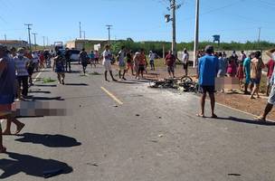 Duas pessoas morrem ao colidir frontalmente motocicletas no Norte do Piauí (Foto: -)
