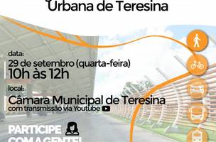 Plano Diretor de Mobilidade Urbana Sustentável de Teresina terá audiência pública (Foto: -)
