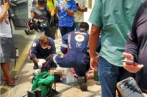 Mulher tem perna decepada em grave acidente no litoral do Piauí (Foto: -)