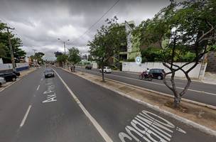 Estudante é atropelada por motocicleta na Avenida Presidente Kennedy (Foto: -)