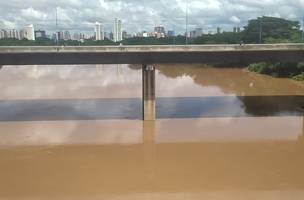 Nível do Rio Poti baixa, mas segue em cota de alerta em Teresina, diz CPRM (Foto: -)