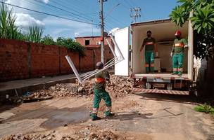 Número de famílias desabrigadas chega a 712 em Teresina, diz Defesa Civil (Foto: -)