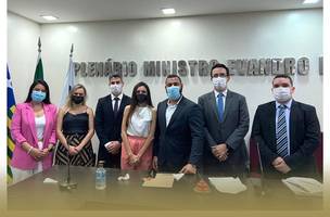 Diretoria da AJUSPI participa da 1ª Sessão Ordinária do Conselho Estadual da Jovem Advocacia (Foto: -)