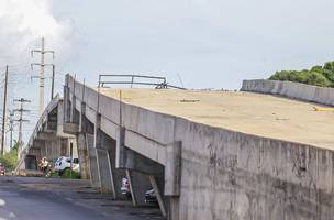 Obras de conclusão do viaduto da Tabuleta serão retomadas em Abril (Foto: -)