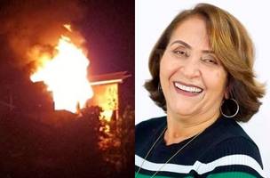 Prefeita de Ilha Grande, Marina Brito, tem chalé incendiado no litoral do Piauí (Foto: -)