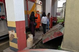 MPPI vistoria Batalhão do Corpo de Bombeiros em Parnaíba e encontra várias irregularidades (Foto: -)