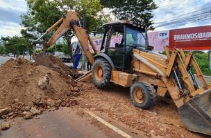 Trecho da Avenida Jockey Club é interditado; obra não tem prazo de conclusão (Foto: -)