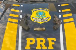 Homens são presos e carro roubado em Pernambuco é recuperado na BR 316 (Foto: -)