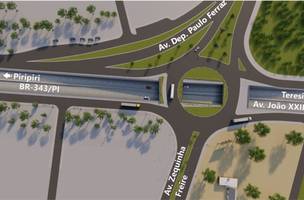 Ordem de serviço para a obra de rebaixamento da Avenida João XXIII é assinada (Foto: -)