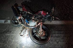 Colisão entre caminhão e motocicleta deixa uma pessoa morta na BR 316 (Foto: -)