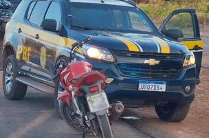 PRF prende menor de idade por roubar motocicleta em Monsenhor Gil (Foto: -)